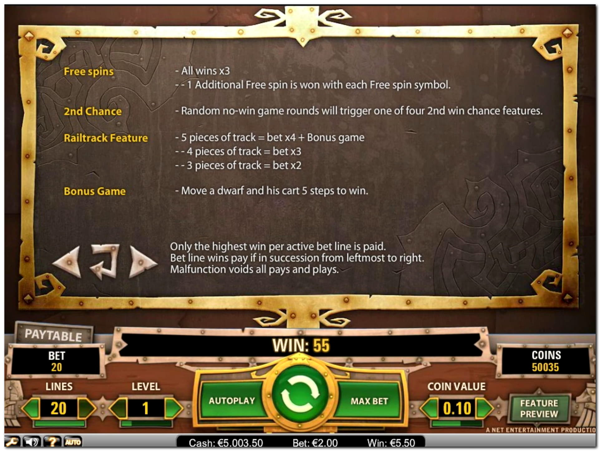 EURO 65 Casino Tournament at Superior Casino