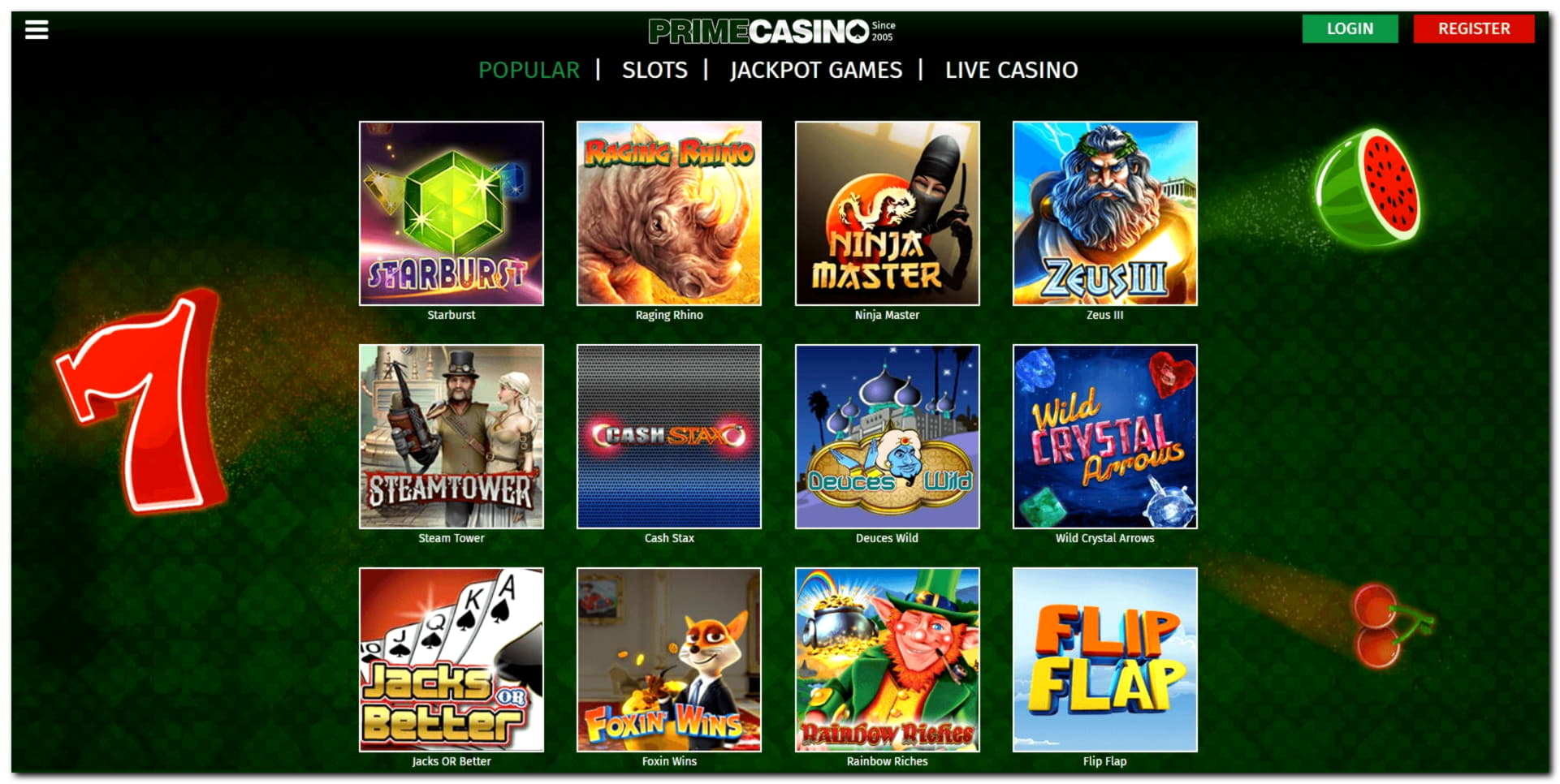 45 free spins casino at Miamidice Casino