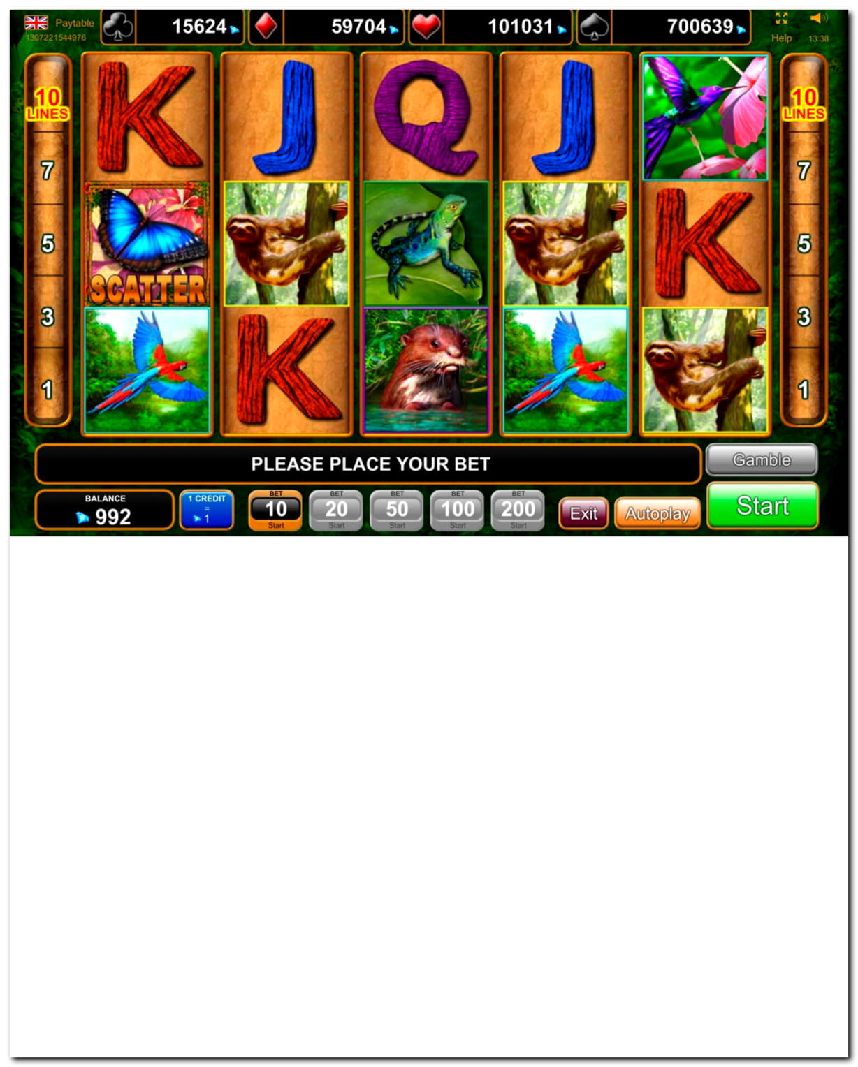 EURO 77 FREE CHIP CASINO at Yes Casino 