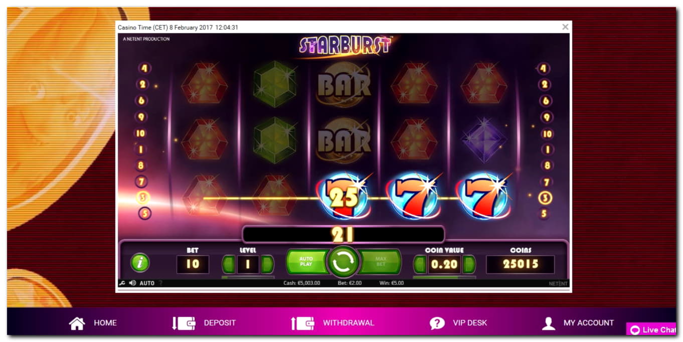 135 FREE Spins at Casino Share