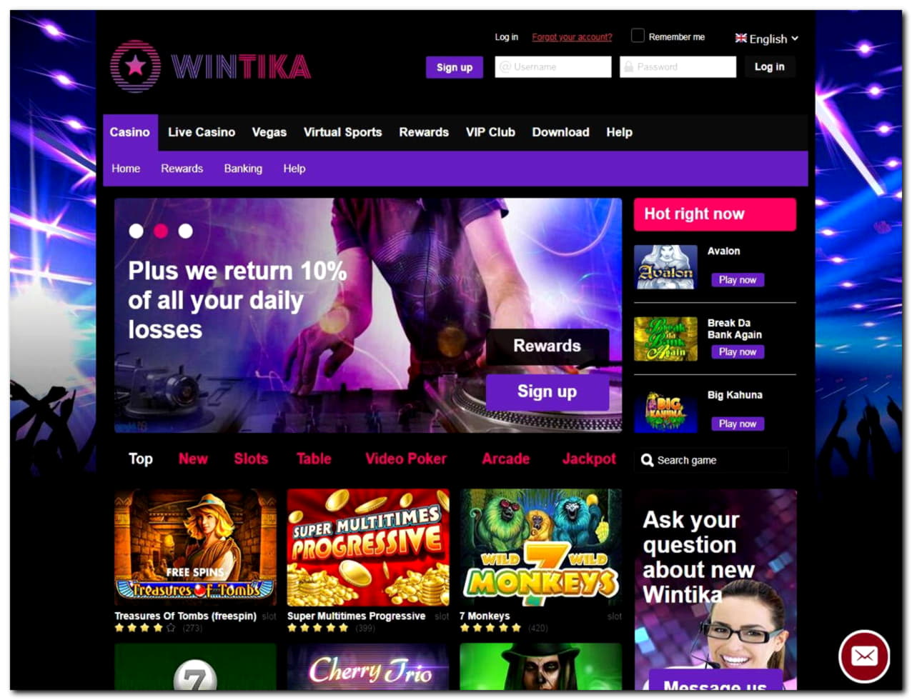 100% Best Signup Bonus Casino at Canada Casino 
