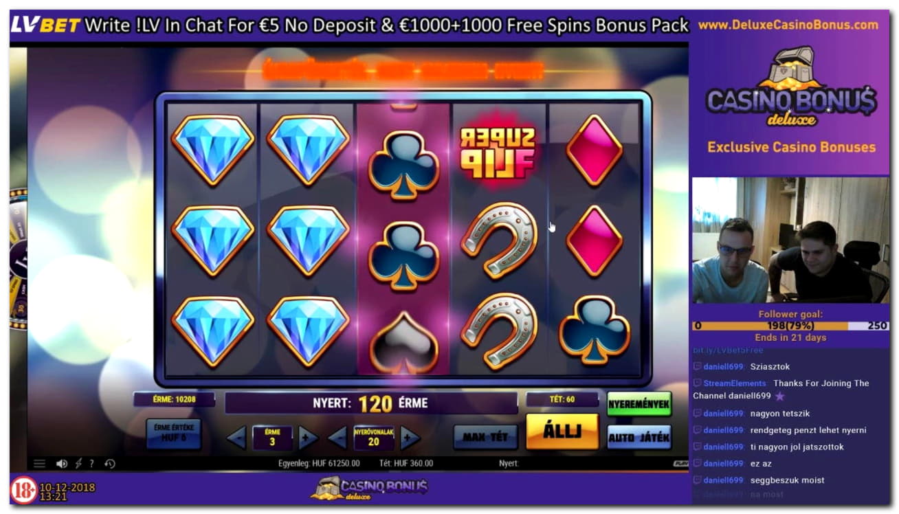 205 free spins at Mobile Bet Casino