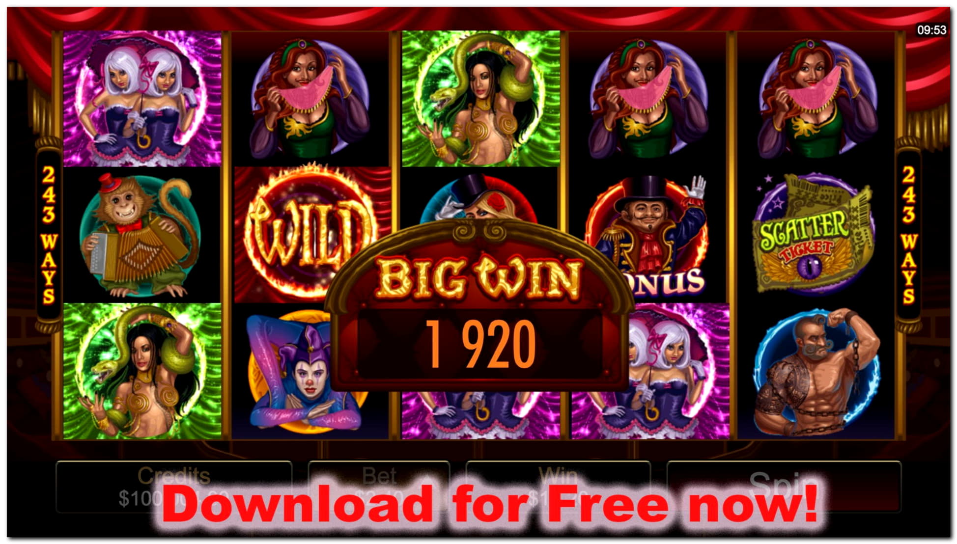 115 Free Spins Casino at Mega Casino