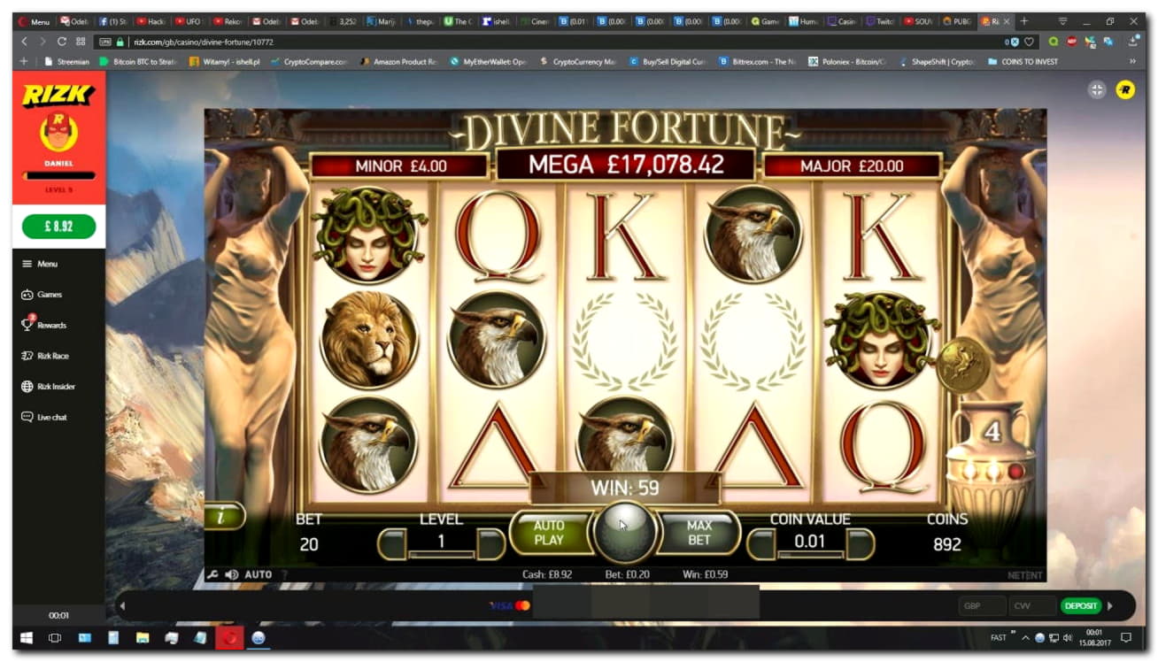 $2605 no deposit at Casino Share