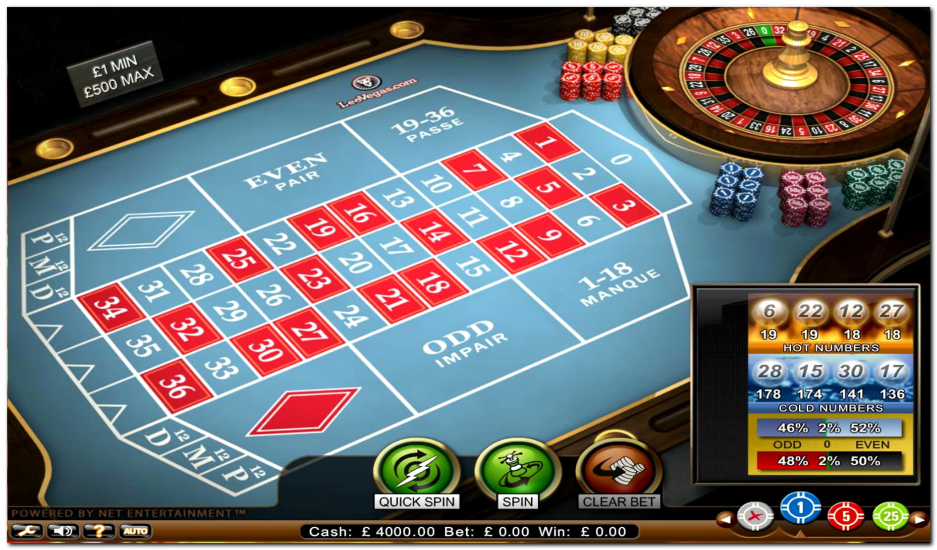 45% Signup casino bonus at Challenge Casino