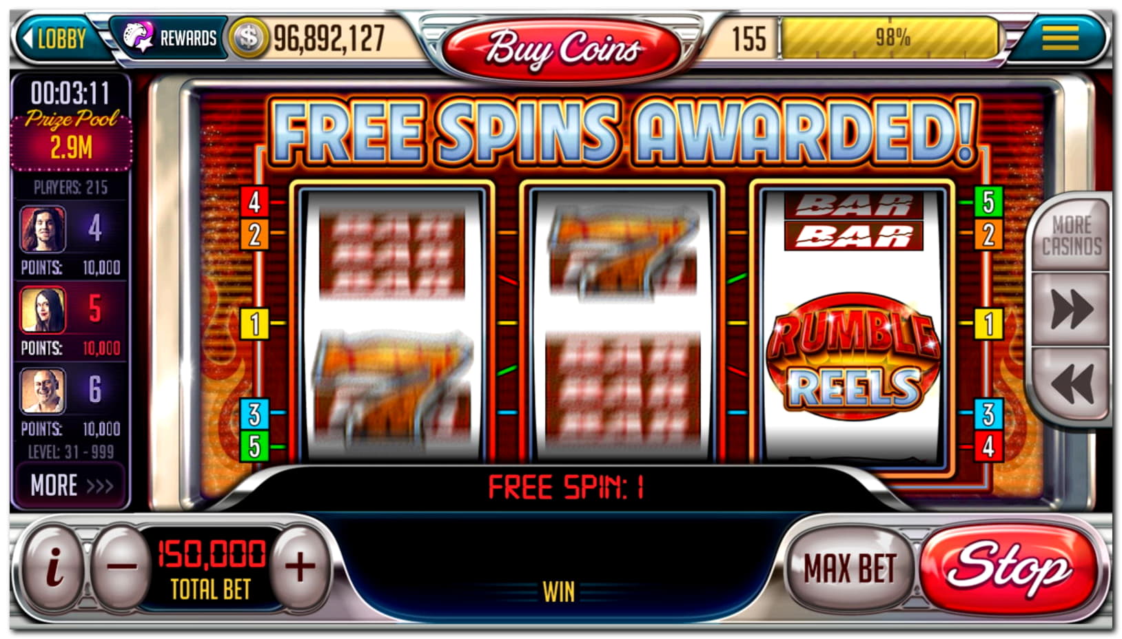 295% casino match bonus at Villento Casino