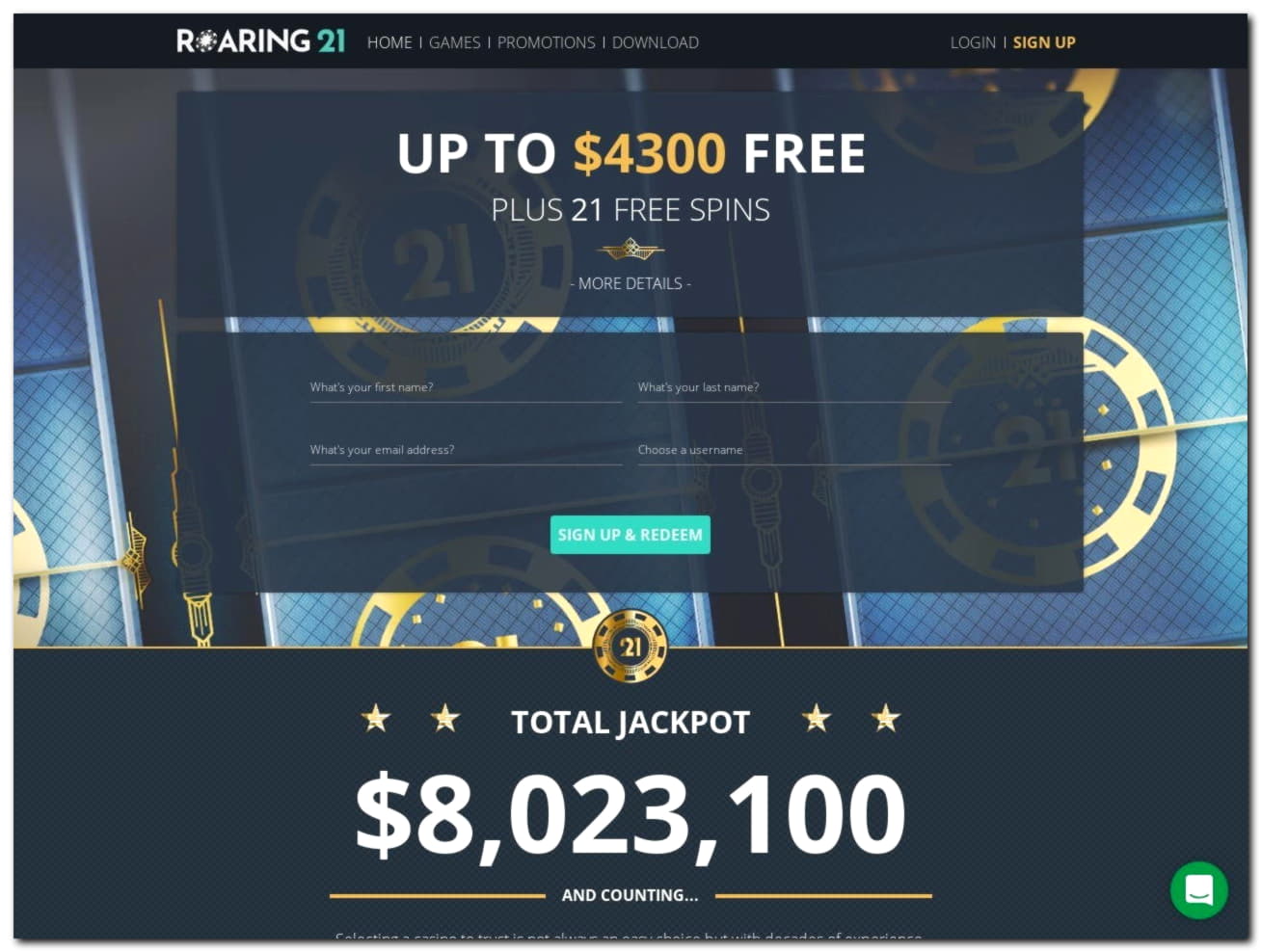 Eur 210 free casino chip at 24 VIP Casino