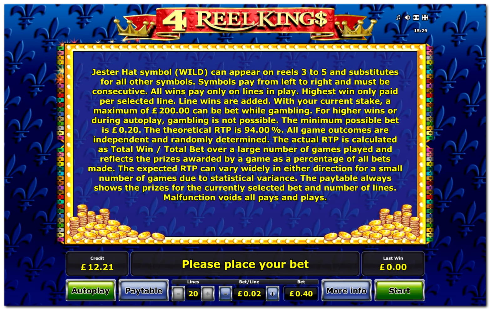 €635 Free casino chip at Trada Casino