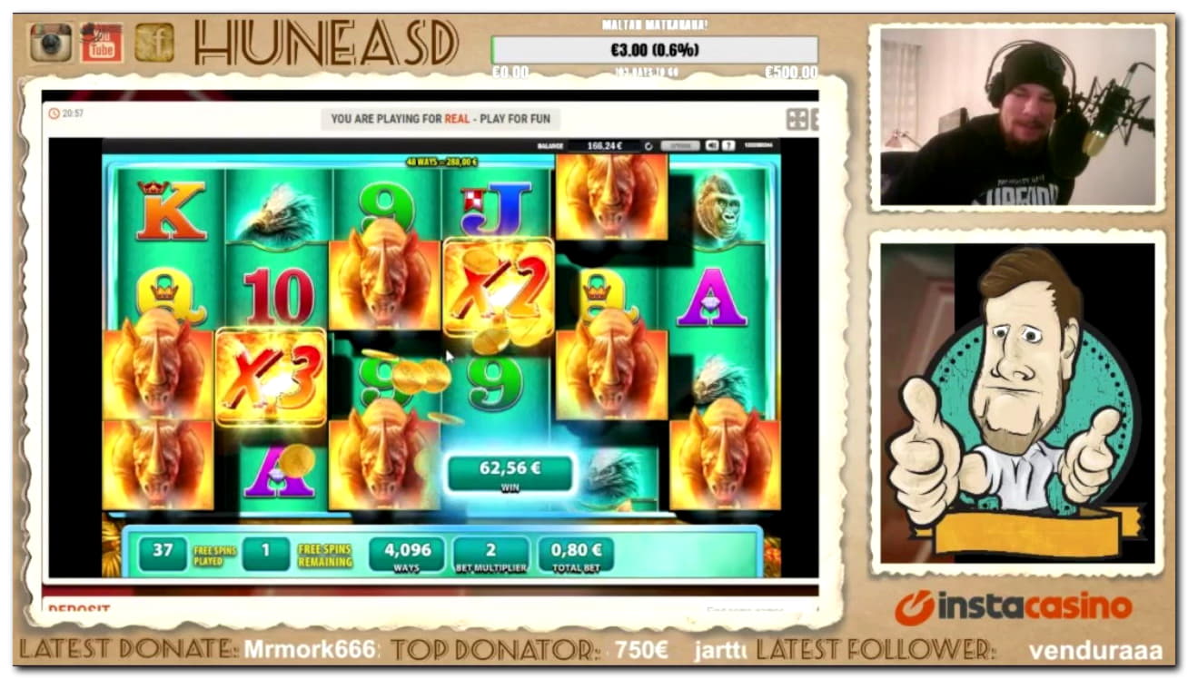44 Free spins at Lucky Emperor Casino