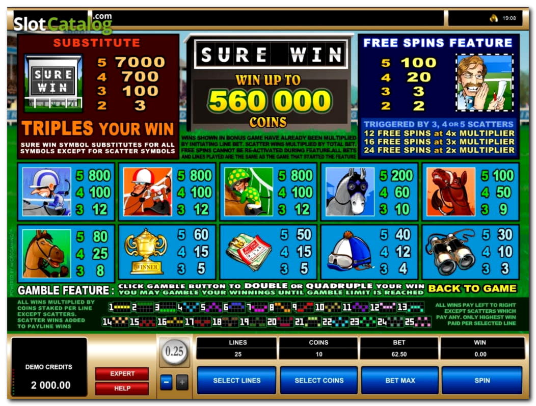 EURO 2205 No deposit casino bonus at Casino Classic