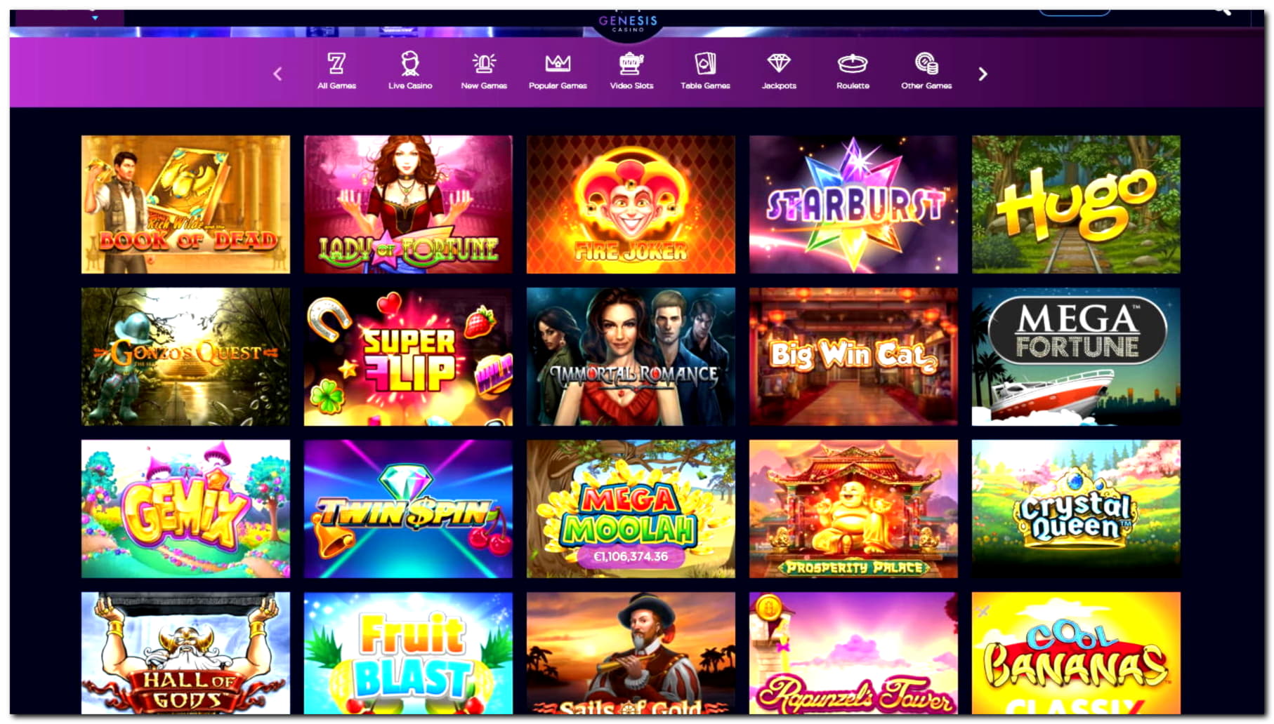 450% First Deposit Bonus at Casino Room