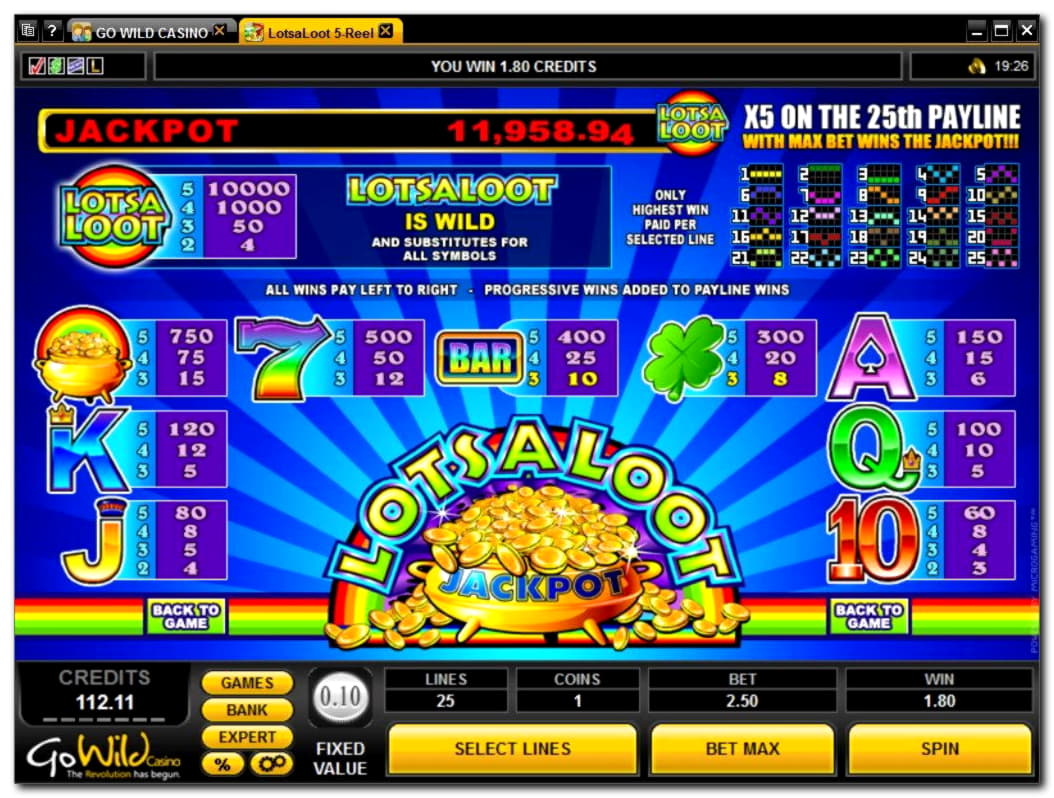 EUR 1230 No deposit at Atlant Casino 