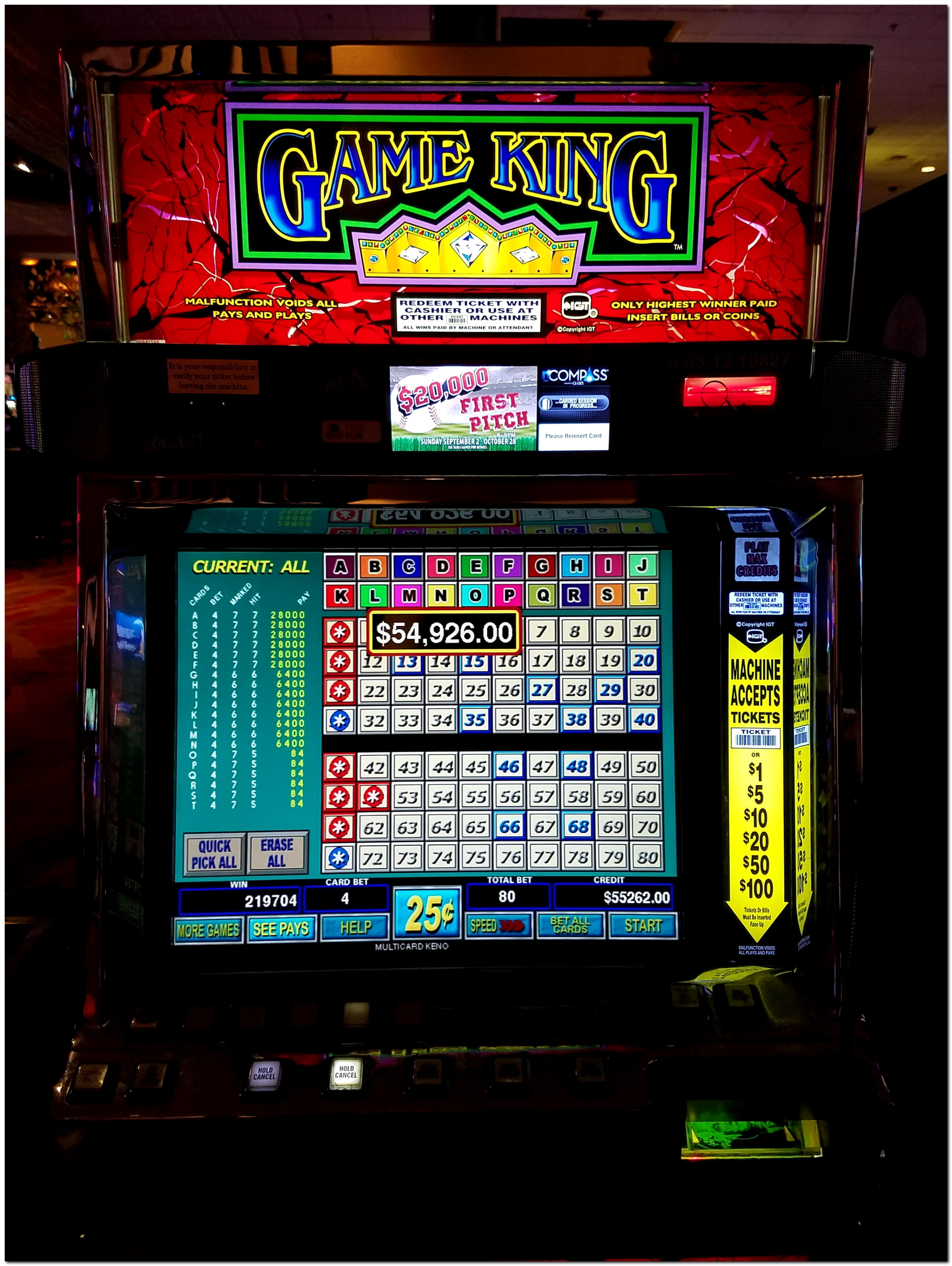 125 Free spins casino at Yes Casino 