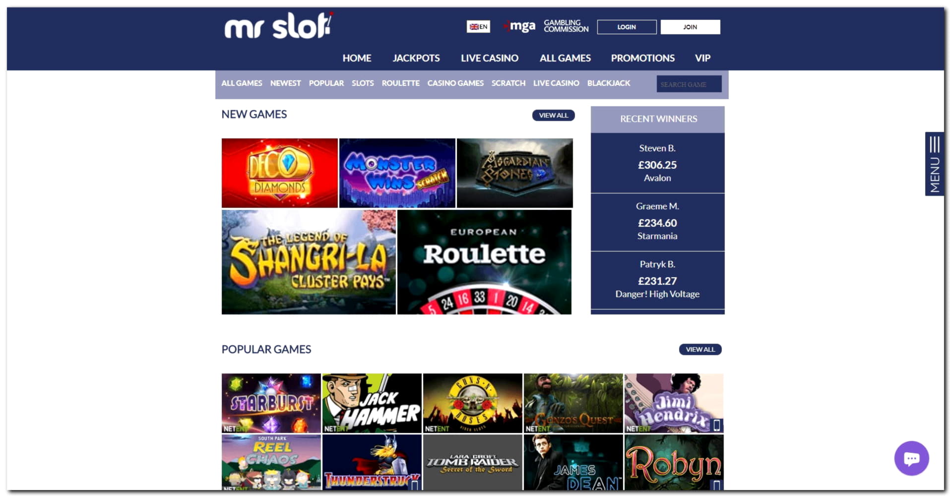 195 Free Casino Spins at Casino Luck