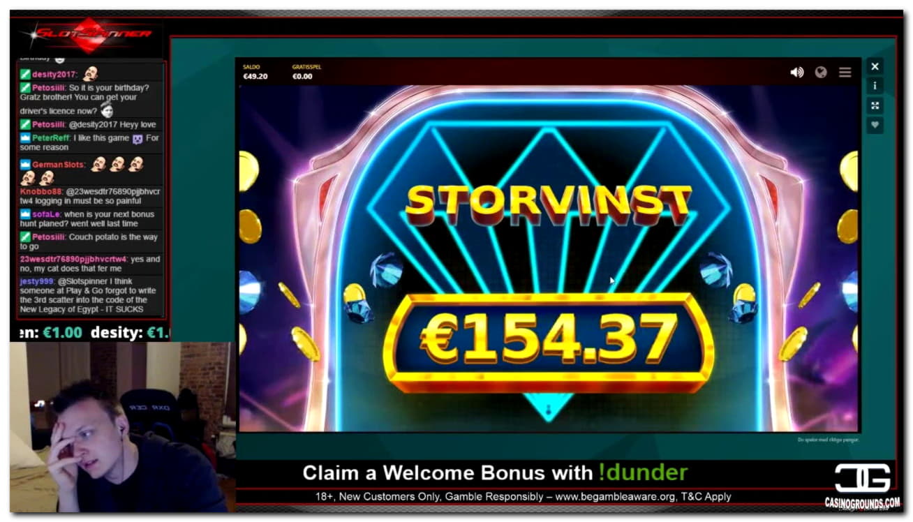 111 Free Spins right now at Casino Share
