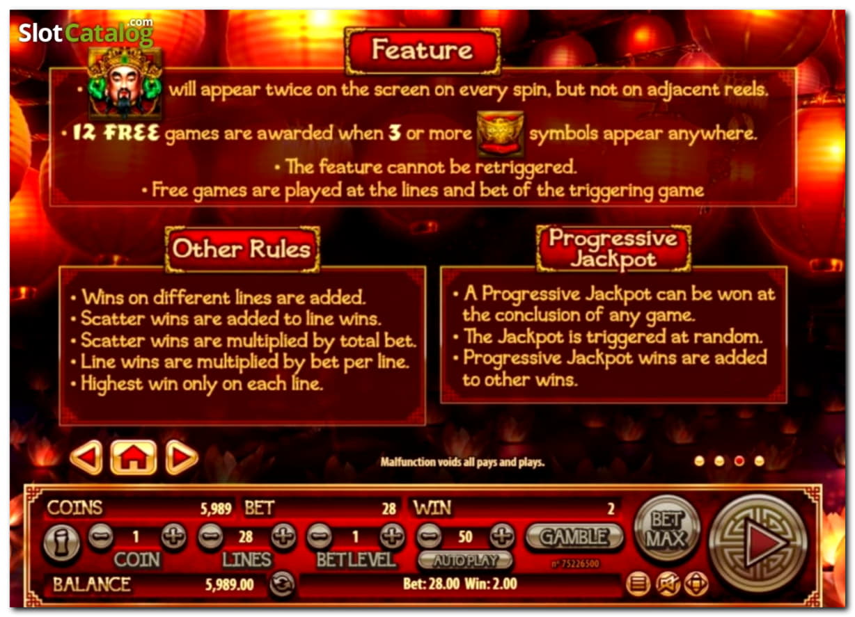 185 Free Spins no deposit at Casino Room