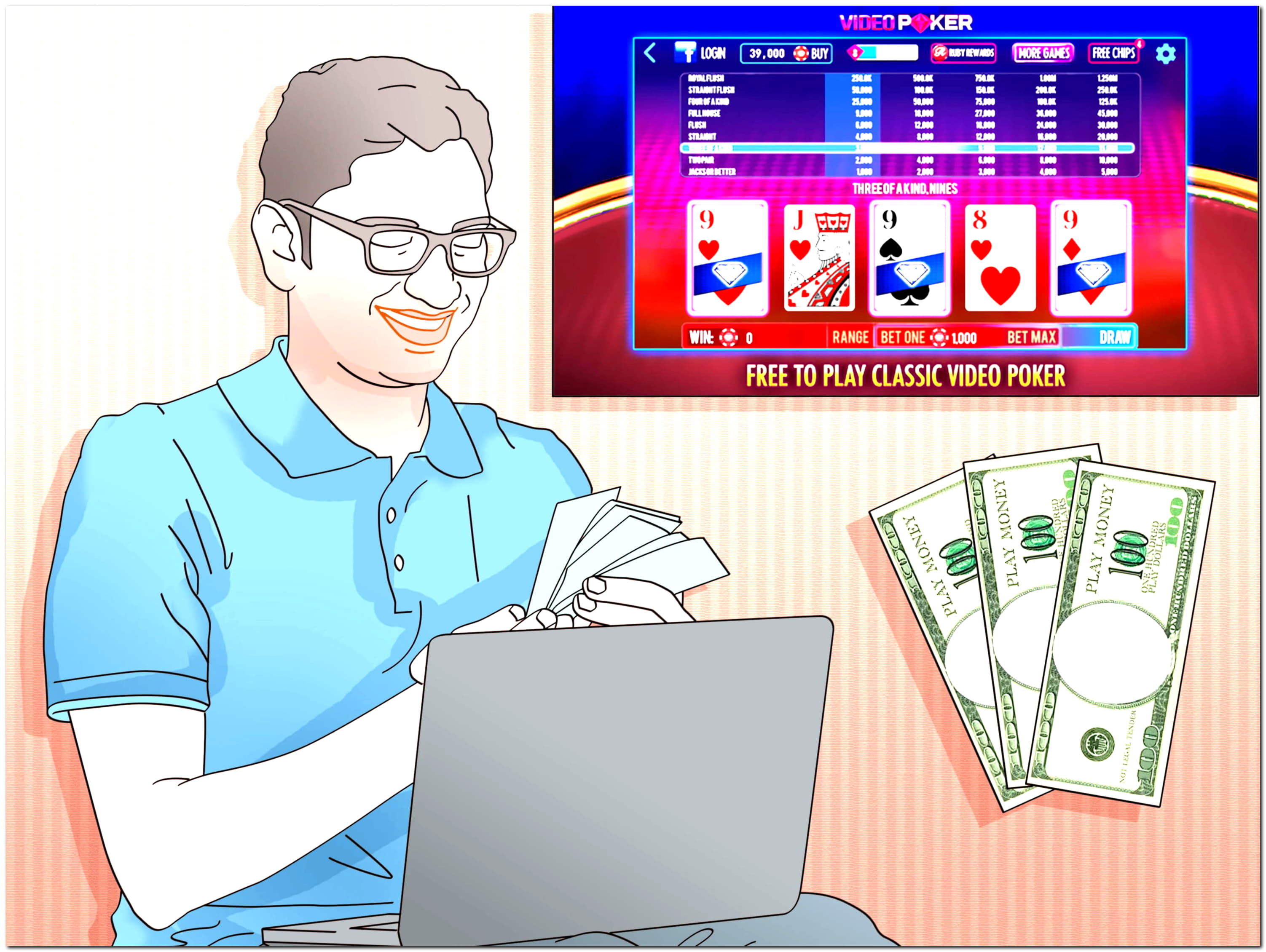 430% Casino match bonus at Villento Casino