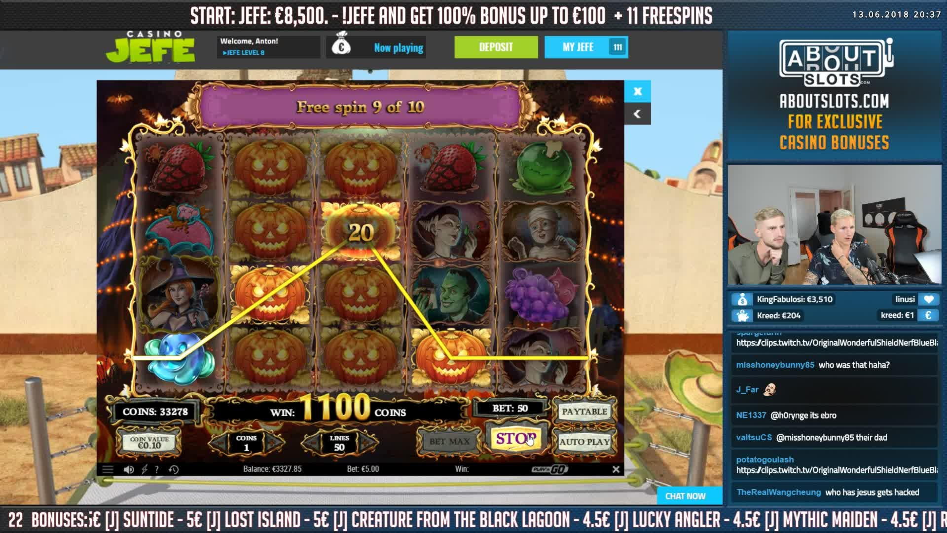 175 free spins no deposit casino at Villento Casino
