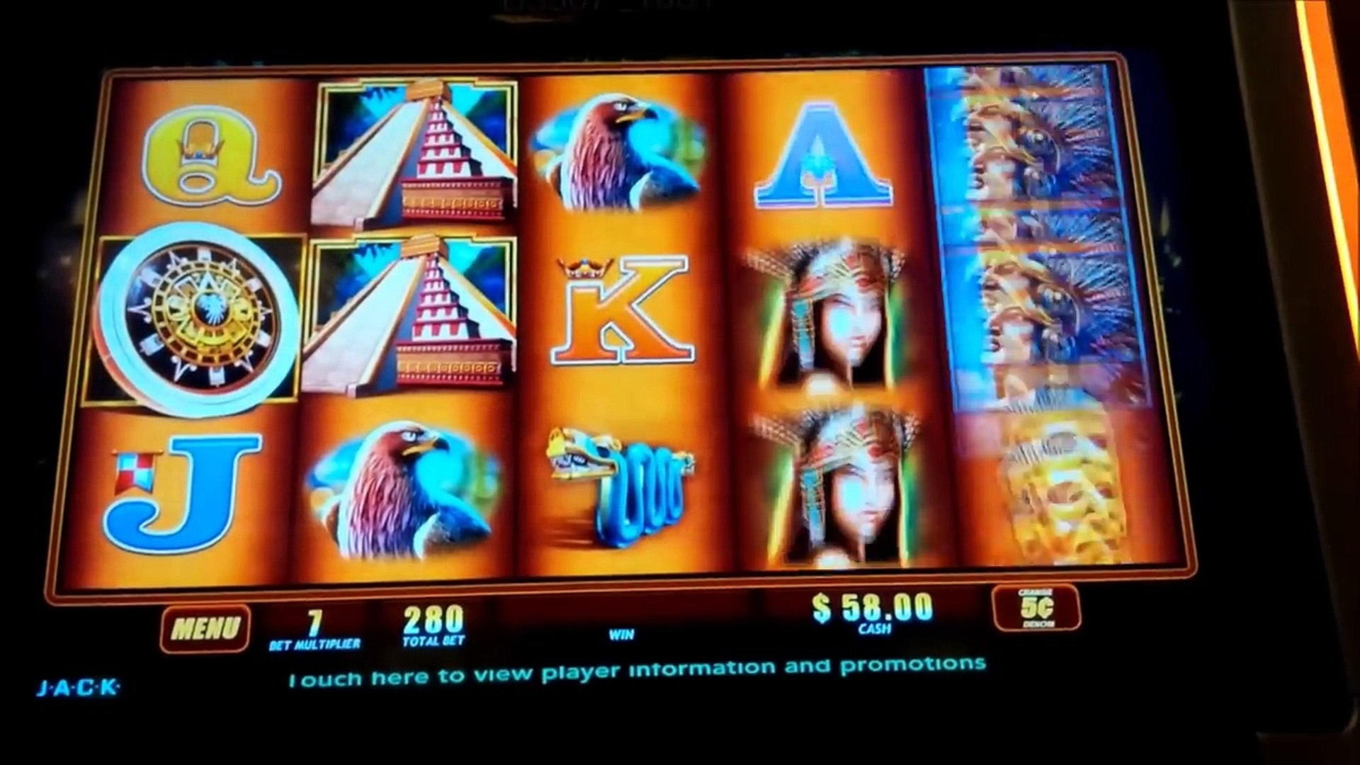265 free spins at Win A Day Casino