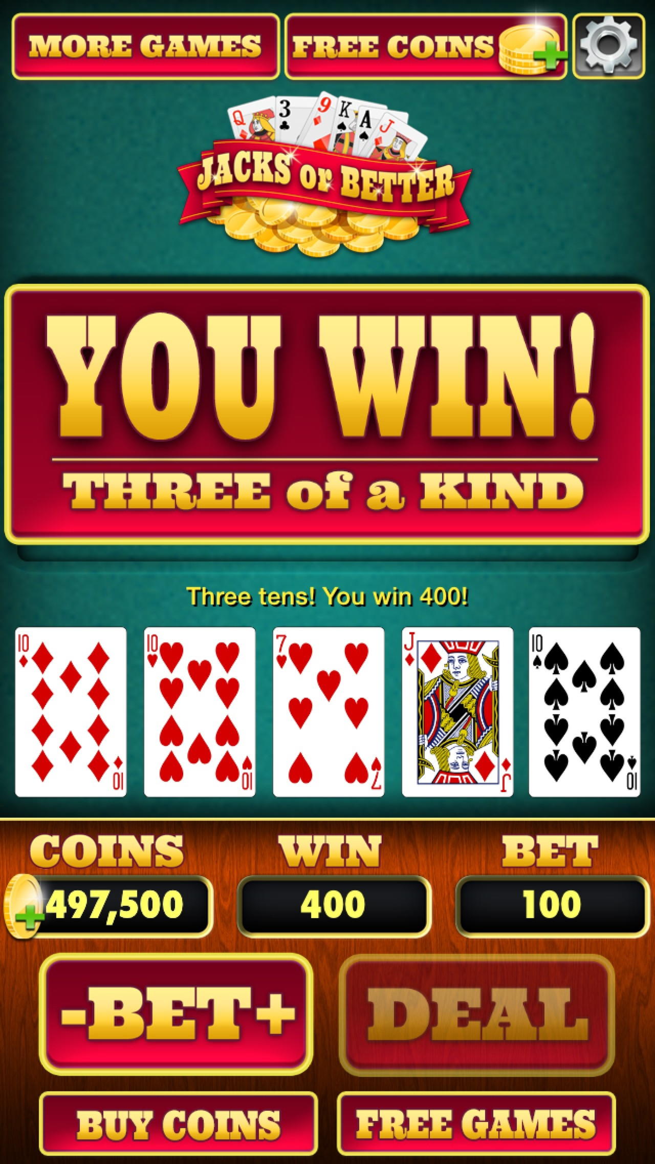 €66 Free chip at Casino Share