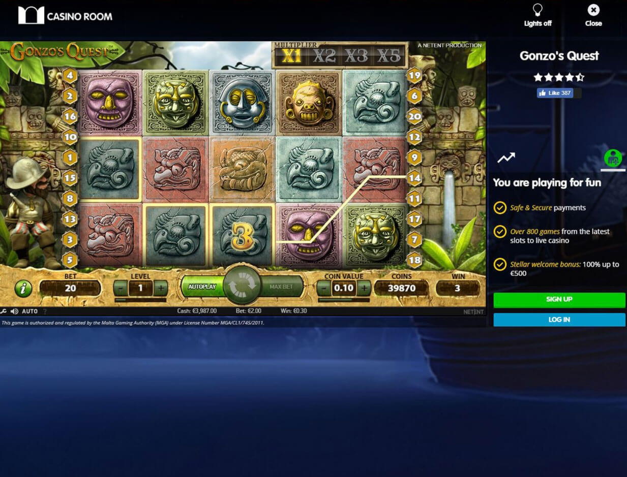 10 free spins at Atlant Casino 