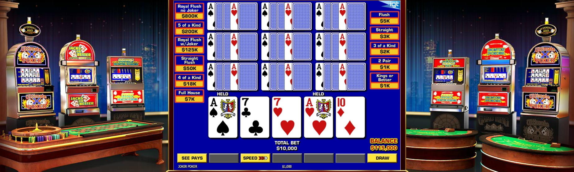 EUR 440 free chip at Villento Casino