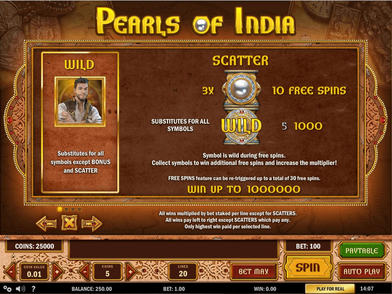 95 free casino spins at Superior Casino
