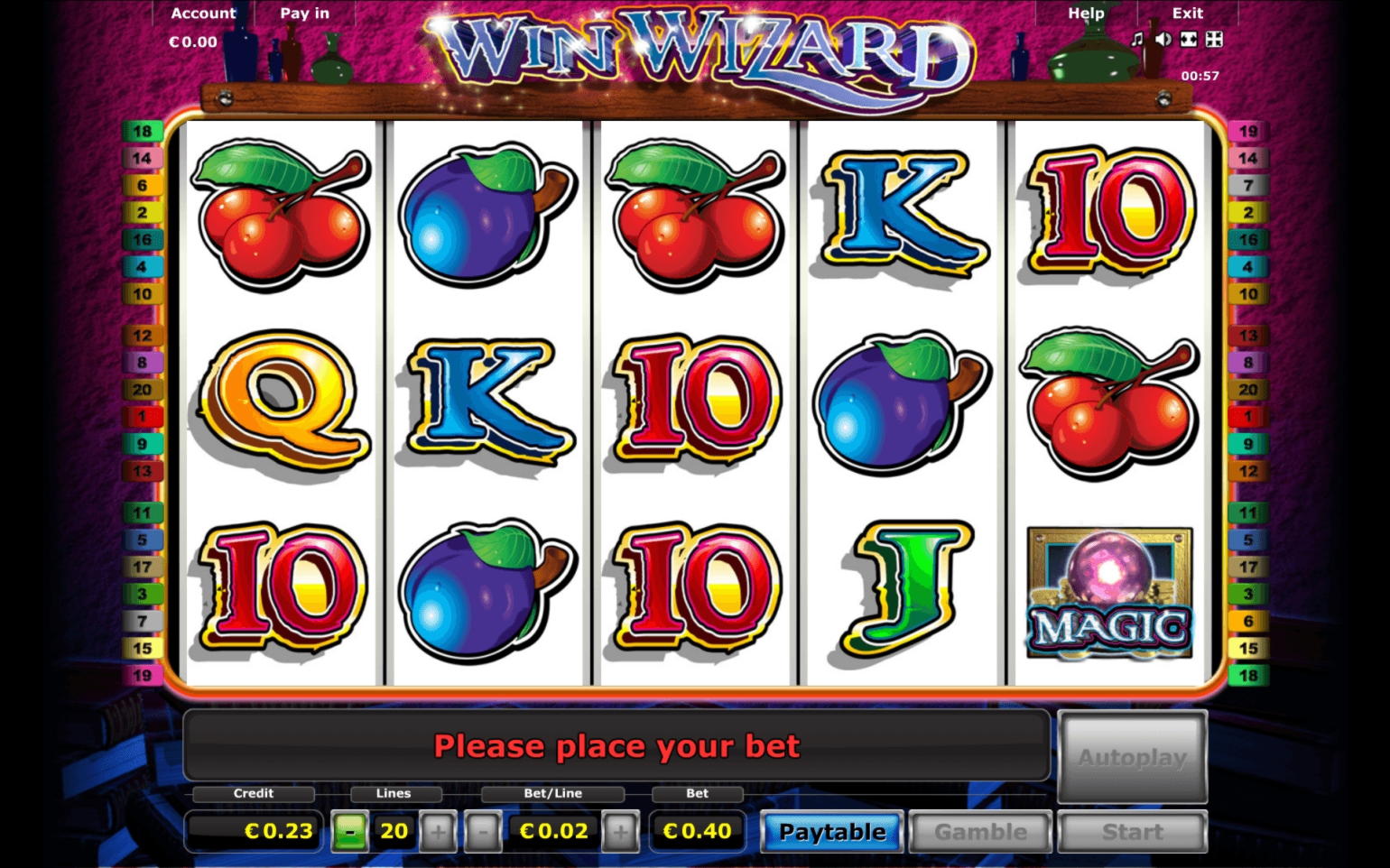 260 Free casino spins at Trada Casino