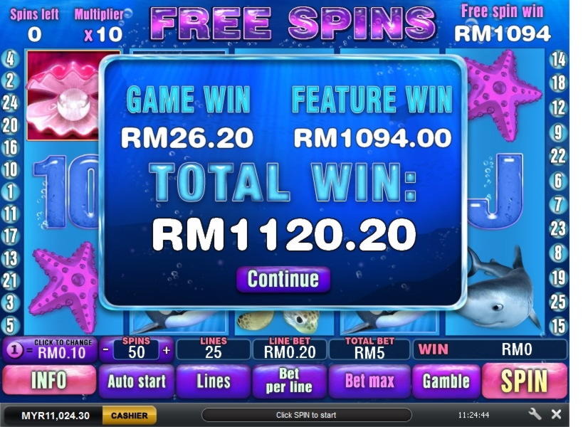170% casino match bonus at 24 VIP Casino