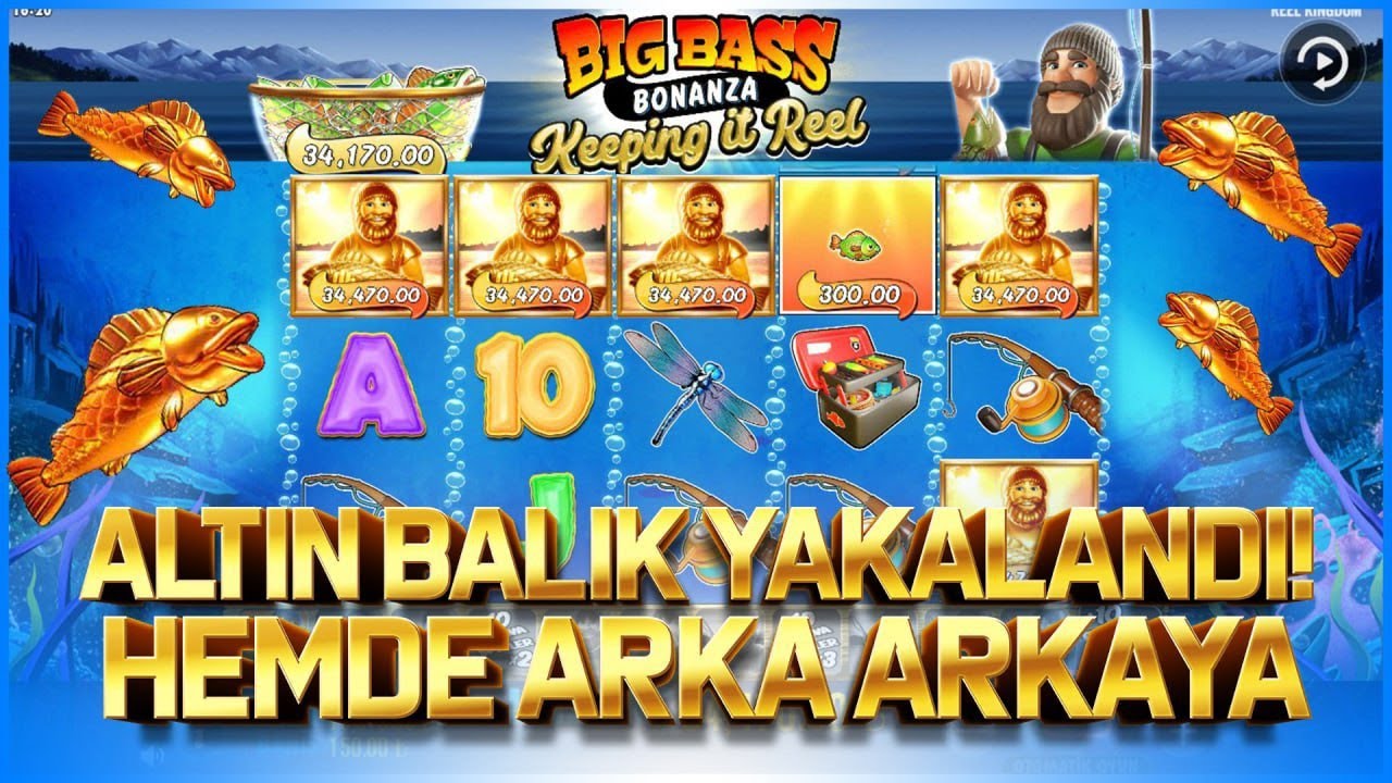 large Bass Bonanza Keeping It Real | Altın Balık Yakalandı? | Hemde Arka Arkaya :))