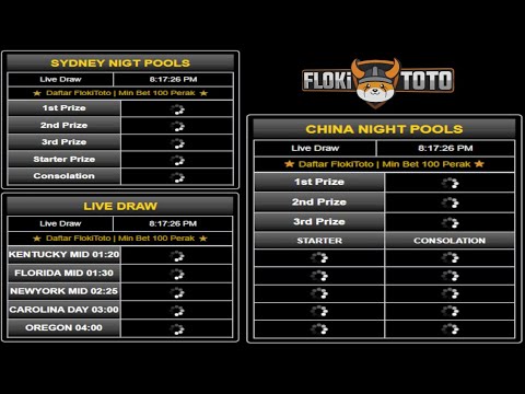 ?LIVE DRAW HARI INI 13 DESEMBER 2022 SYDNEY NIGHT | KENTUCKY | WATFORD | CAROLINA daytime | OREGON3