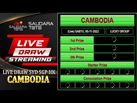 ?LIVE DRAW CAMBODIA HARI INI SENIN 23 JANUARI 2023 || LIVE DRAW CAMBODIA POOLS HARI INI