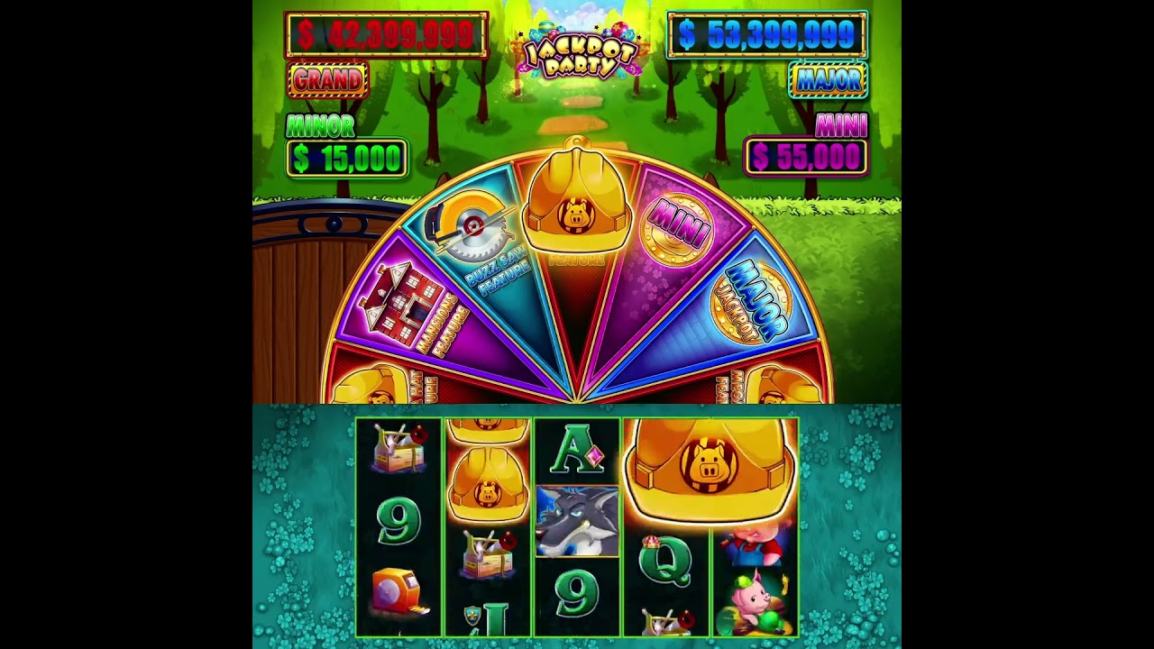 Huff'n'Puff Becomes More | Jackpot Party Casino Slots | 1X1