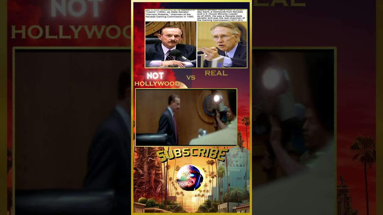 Hollywood Vs. Real: Casino Gaming Commission Vs. Harry Reid #nevada #casino #shorts