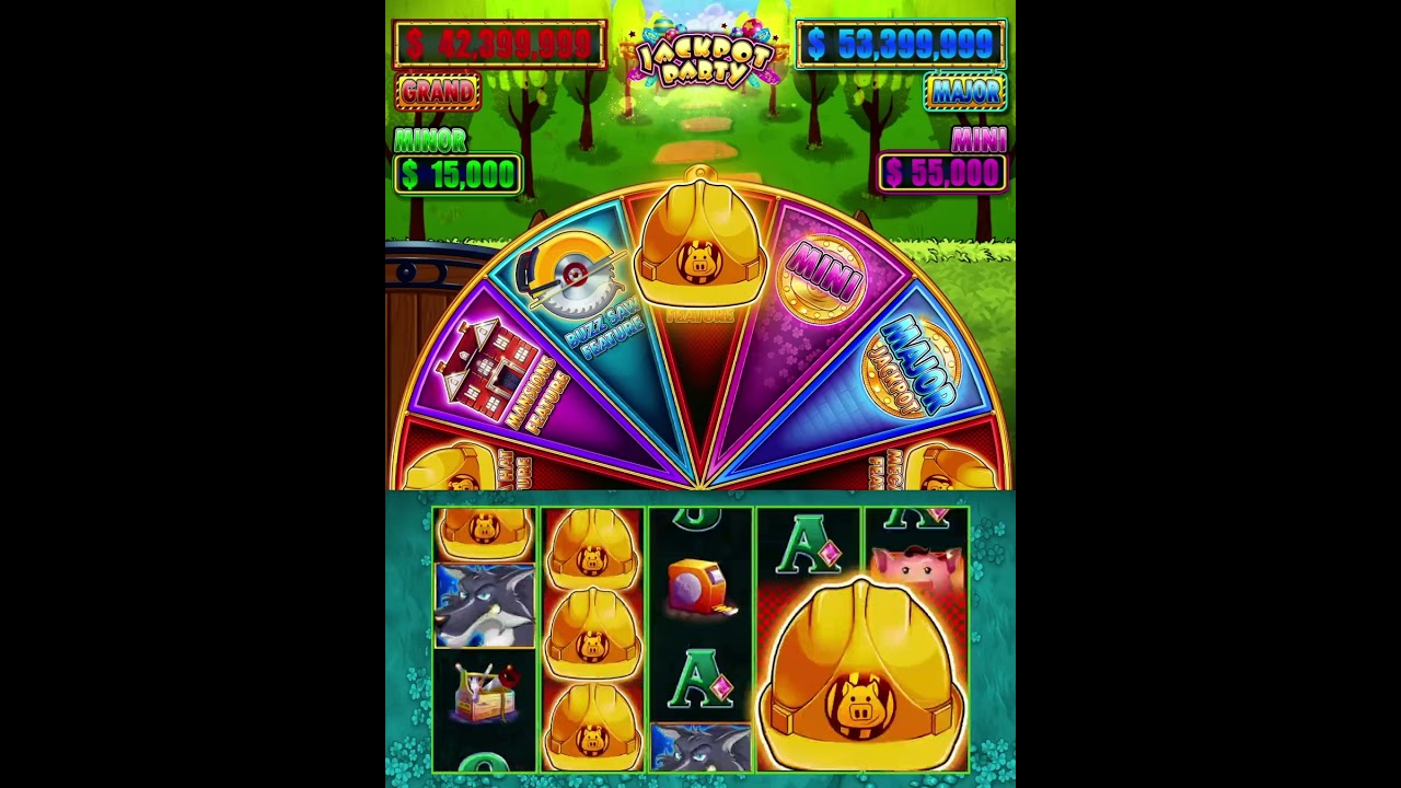 Huff'n'Puff Becomes More | Jackpot Party Casino Slots | 4X5