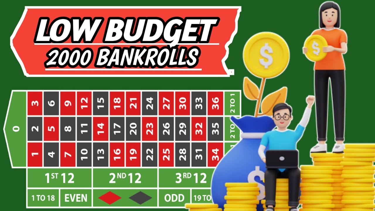LOW BUDGET 2000 BANKROLLS ? ROULETTE STRATEGY TO WIN / ROULETTE TRICKS #MONEY #CASINO #VIRAL