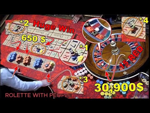 ?Live Roulette casino ?$30,900/$1,500 Bets?Exclusive Strategy [ in Las Vegas ] ?huge bets✅2023-12-23
