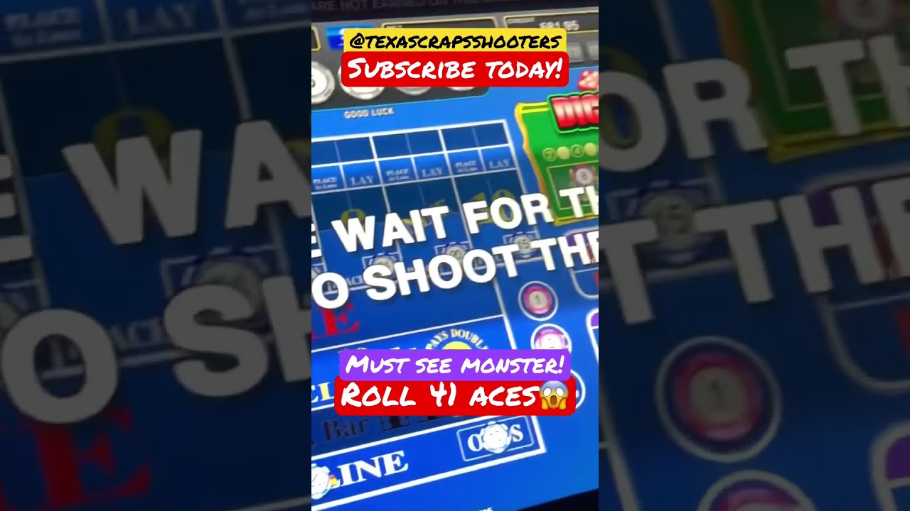 Real Casino ? Craps unbelievable 41 rolls!