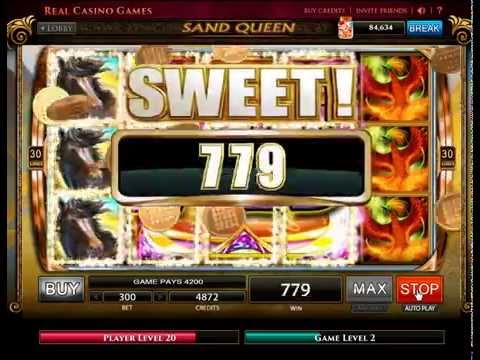 Real Casino Game Sand Queen Sweet Win!