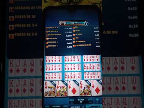 Real Straight Flush on serve at 50 hands, betting $1000