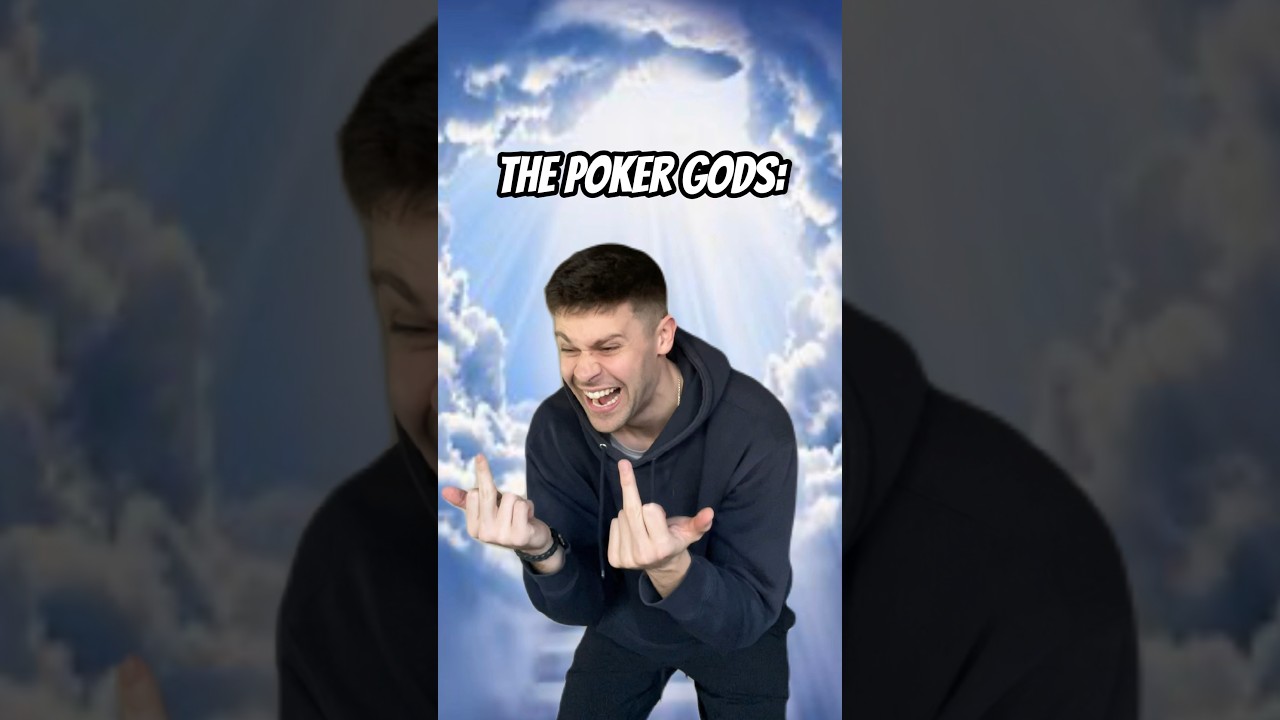 The Poker gods don’t play.. ?? #fyp #comedy #poker #pokerstars #gambling #casino #sethypoker