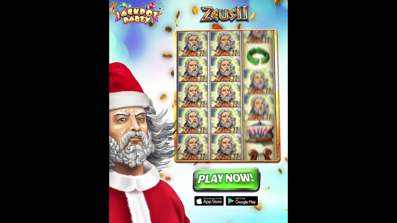 Zeus Christmas 25s | Jackpot Party Casino Slots | 4X5