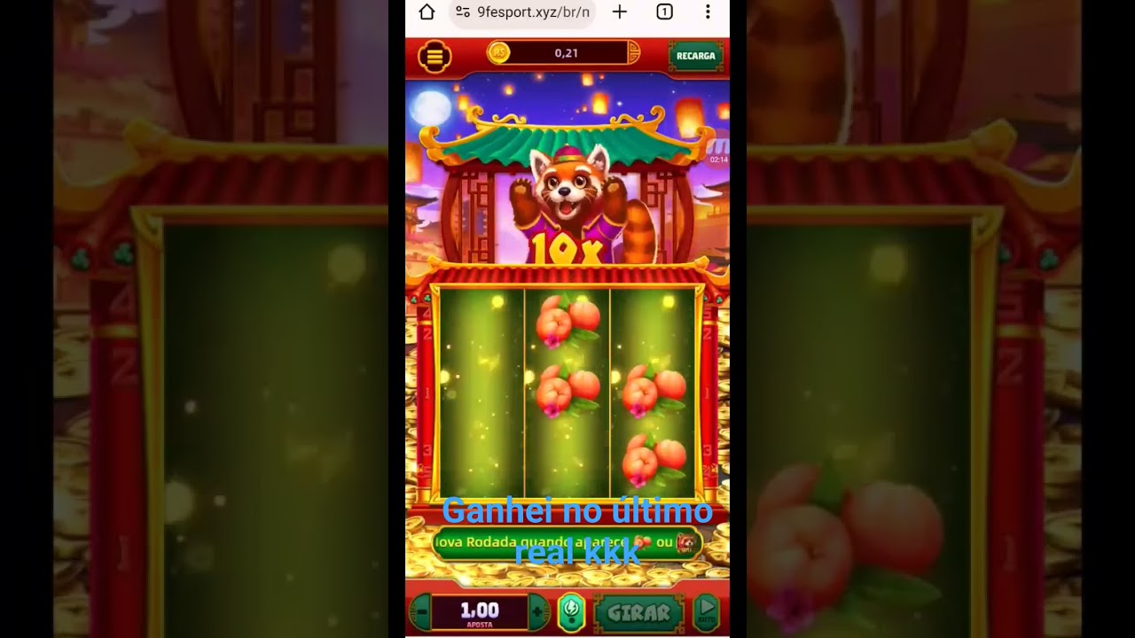 ganhei no último real hehehe #casino