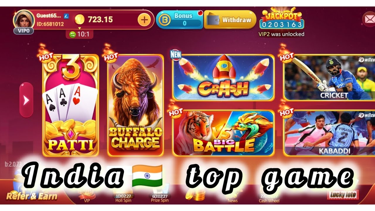 India top casino real money game #realmoneygames #slotgame #vuralvideo #viralvideos #topindia